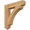 Ekena Millwork Legacy Arts & Crafts Rough Sawn Bracket, Western Red Cedar, 6"W x 34"D x 34"H BKT06X34X34LEC03RWR - alternate 1